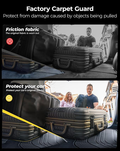 3W Cargo Liner Custom Fit for 2021-2026 Nissan Rogue, TPE All Weather Heavy Duty Rubber Rogue S/SL/SV/Platinum Trunk Mats Car Mats Fit with the Top Position (NOT for Nissan Sport)