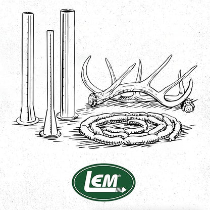 LEM Products Clear Fibrous Casings, 1 ½ Inches x 12 Inches, Non-Edible Sausage Casings, Stuffs Approximately 1 Pound Per Casing, Great for Summer Sausage, Pepperoni, and Salami, 25 Count Pack