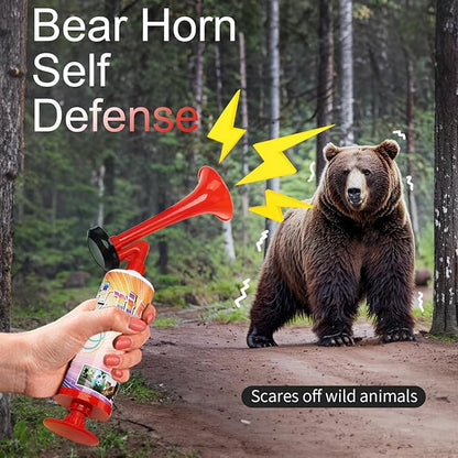 FARBIN Boat Air Horn Fog Horn Air homs for Safety for Wild Animals for Sports Events Party Airhorn loud Portable Pump Air Horn Hand Held