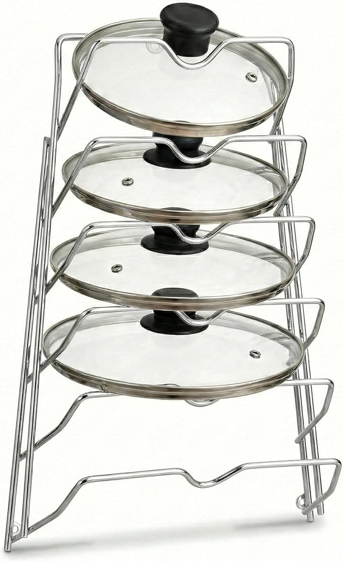 Evelots 6-Tier Pot Lid Organizer