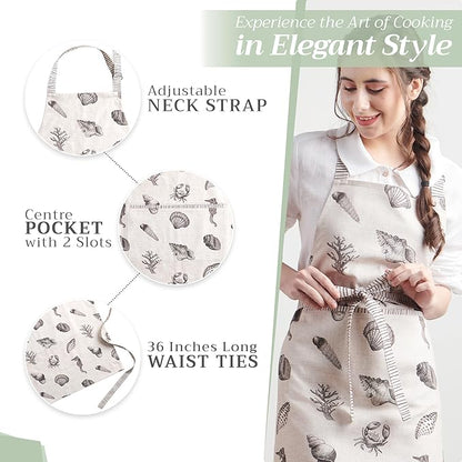 Maison d' Hermine 100% Cotton Apron