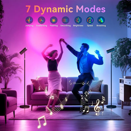 SIBRILLE Spotlight Floor Lamp, Tall LED Standing Lamp