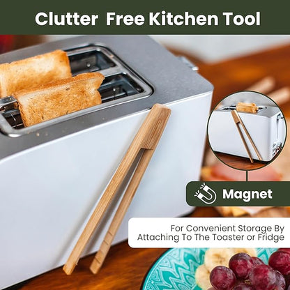 Toaster Tongs With Magnet | Kitchen Utensils