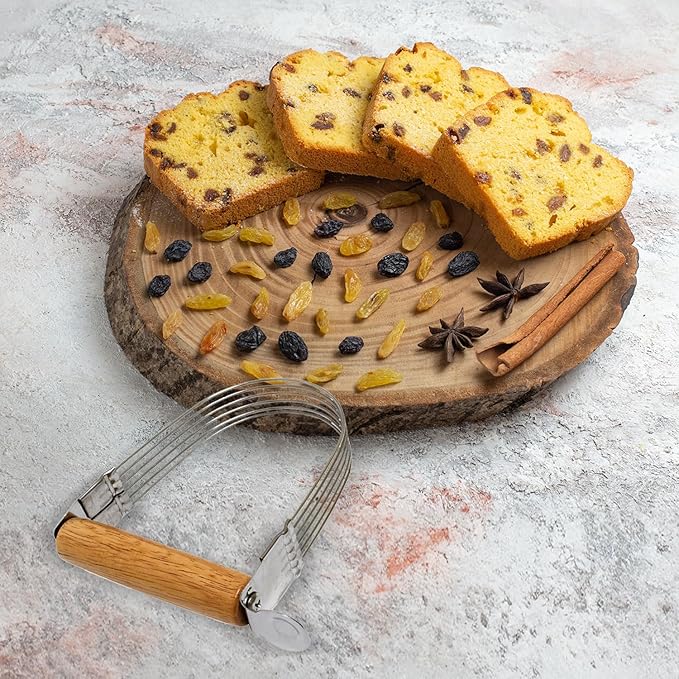 Mrs. Anderson’s Baking 6-Wire Pastry Cutter and Dough Blender, Stainless Steel