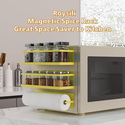 Magnetic Spice Rack For Refrigerator Magnetic Fridge Shelf For Kitchen Spice