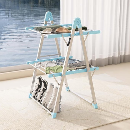 SHARNDY Electric Heated Clothes Drying Rack, Foldable Heated Garment Dryer