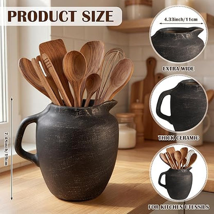 Potchen Rustic Kitchen Utensil Holder