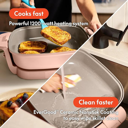 bella Make & Take Electric Skillet, Fits-anywhere™ kitchenware, EverGood™