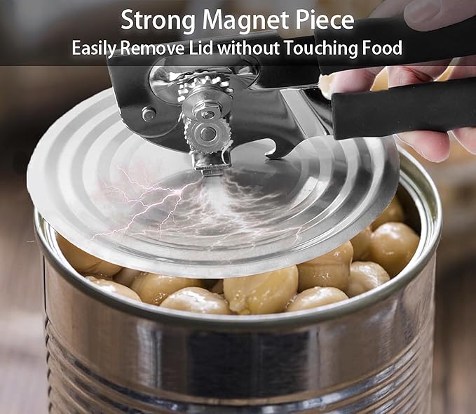 Manual Can Opener Heavy Duty Smooth Edge