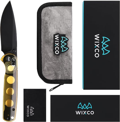 Folding Pocket Knife, Survival Knife Tactical Hunting Knife,3.23??Sharp Folding Blade with Ultem Handle Pocket Clip,EDC Knives for Hunting Camping Survival Outdoor Fishing Hiking
