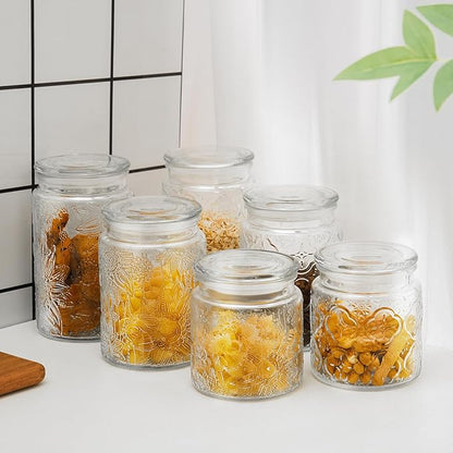 Adodeen 32oz Vintage Glass Jar