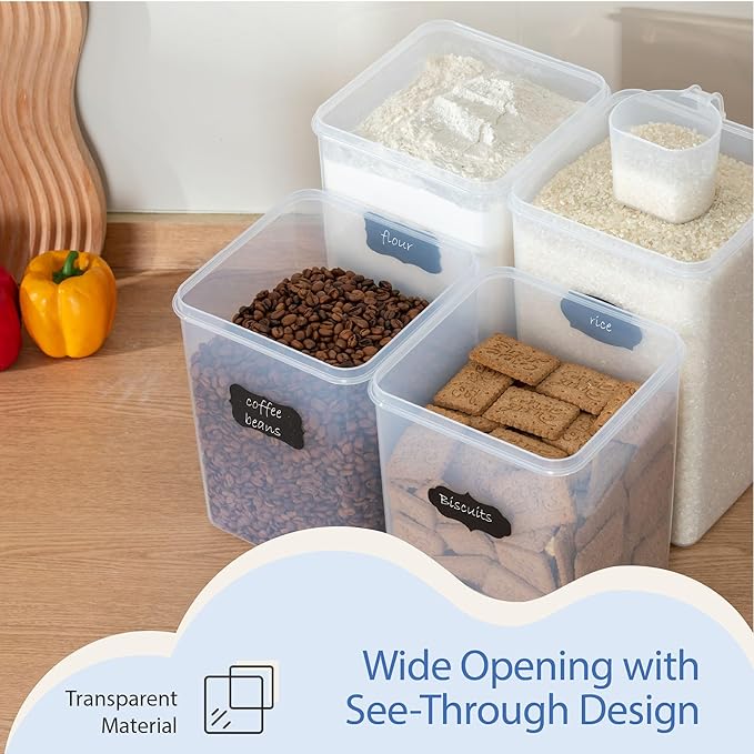 Chef's Path Large Airtight Food Storage Containers