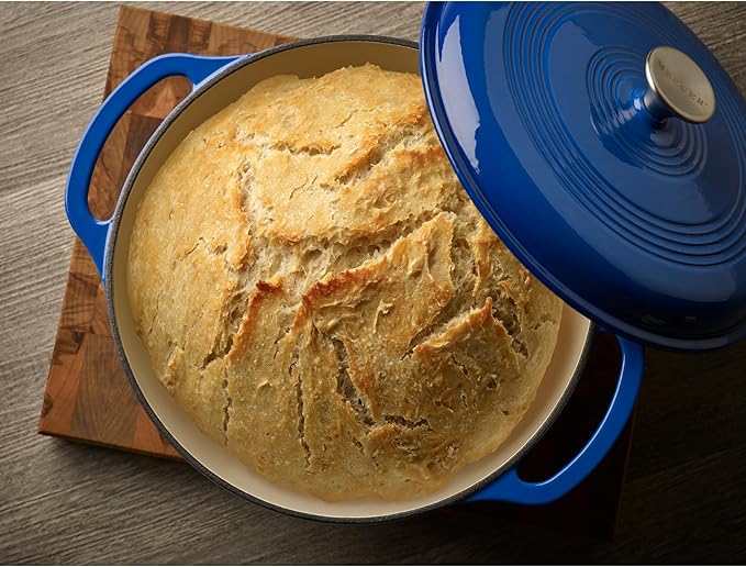 Mercer Culinary Enameled Cast Iron Round Dutch Oven, 6 qt.