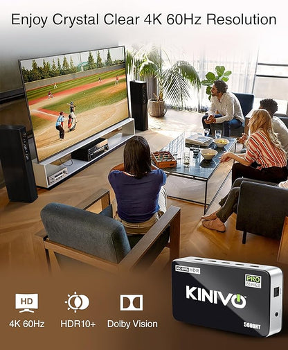 Kinivo HDMI Switch with Audio Extractor 560BNT