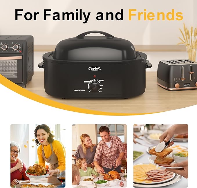 Sunvivi Roaster Oven, Electric Roaster Oven