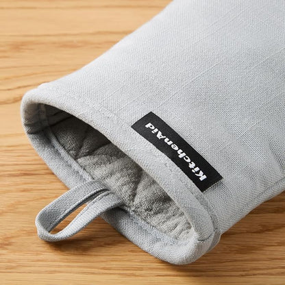 KITCHENAID Gourmet Series Gridlines Mini Oven Mitts 2-Pack Set, Heat Resistant