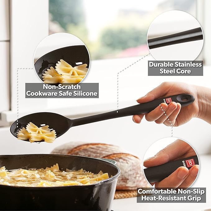 DI ORO Silicone Spoons for Cooking