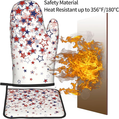 Stars Oven Mitts