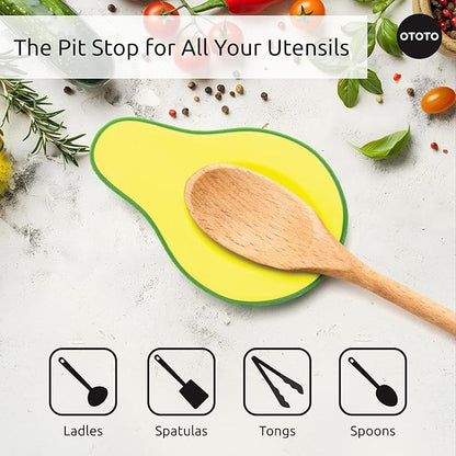 OTOTO Avocado Spoon Rest for Stove Top