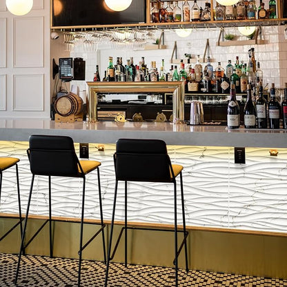 STICKGOO Wave Wall Panels for Interior Wall Decor, Decorative PVC Panels for