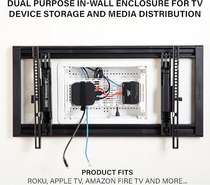 Legrand - OnQ Cable Management, In-Wall Media Box, Dual Purpose Structured