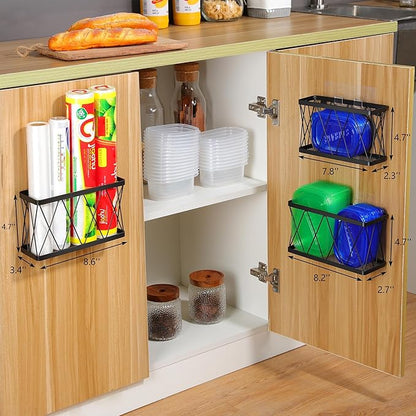 YIGII 3 Pack Adhesive Cabinet Organizer