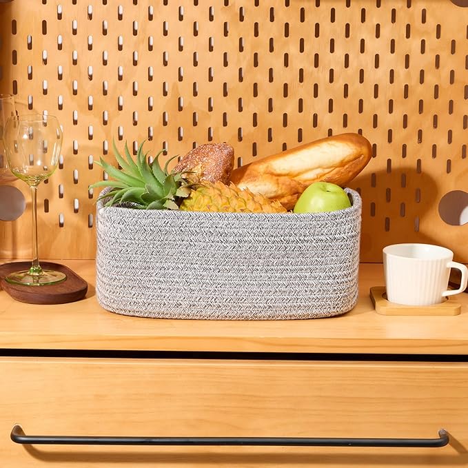 MiniArk Small Storage Baskets for Organizing | Closet Organizer Bins | Shelf