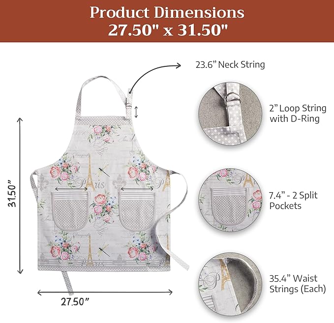 Maison d' Hermine 100% Cotton Apron