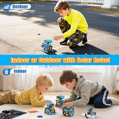 AESGOGO 12 in 1 STEM Solar Power Robots Toys for Boys Age 8-12, DIY Educational Science Building Experiment Robotic Kit for Kids, Christmas Birthday Gifts for Boys Girls Teens Aged 8 9 10 11 12 13