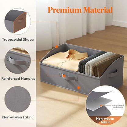 Lifewit Trapezoid Closet Storage Bins