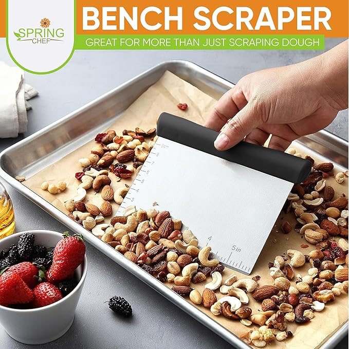 Spring Chef Dough Bench Scraper