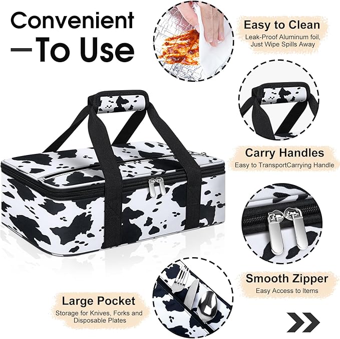Insulated Casserole Carrier, Portable Casserole Carrier