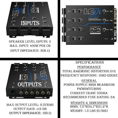 AccuBASS 6-Ch Line Out Converter Kit