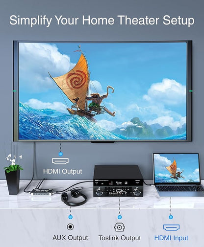 Kinivo HDMI Switch with Audio Extractor 560BNT