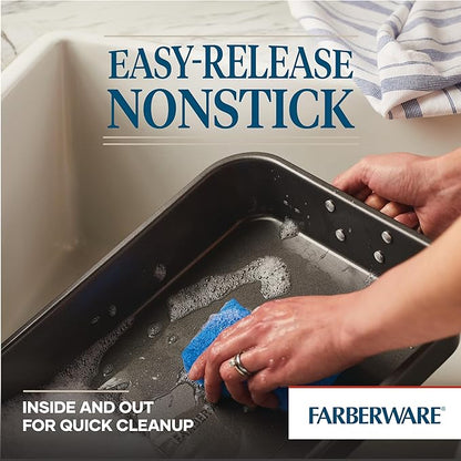 Farberware Bakeware Nonstick Steel Roaster