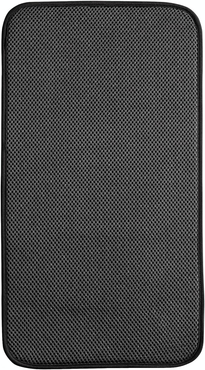 iDesign iDry Fabric Mini Kitchen Countertop Absorbent Dish Drying Mat