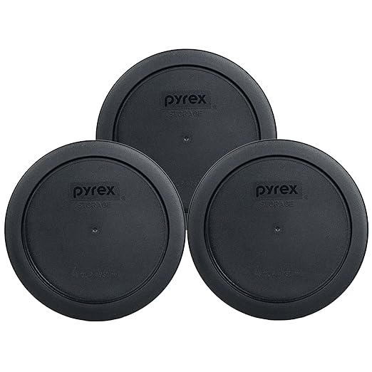 Pyrex 7201-PC 4 Cup Black Food Storage Replacement Lid