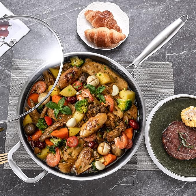 LOLYKITCH 6 QT Large Skillet