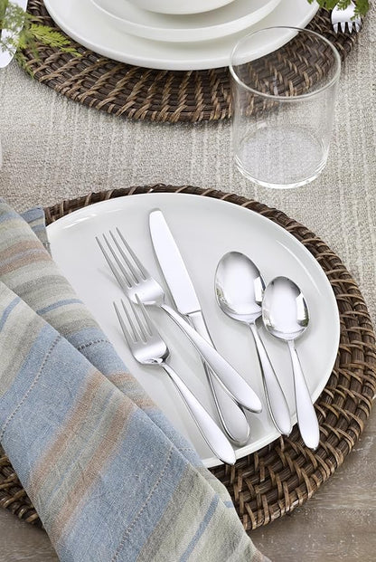 Oneida 895998 Mooncrest Satin 20 Piece Everyday Flatware Set