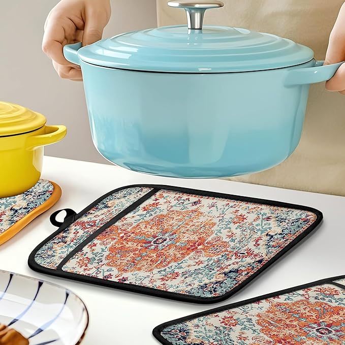 Rustic Vintage Boho Pot Holders