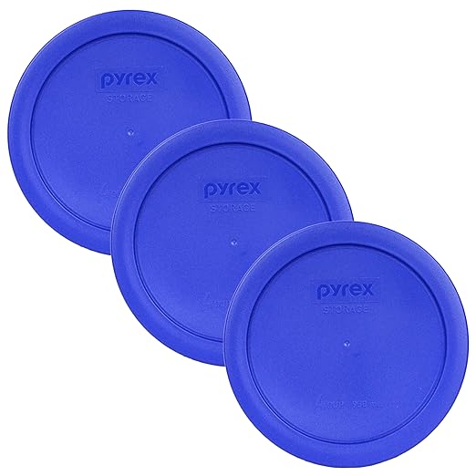 Pyrex 7201-PC 4-Cup Cadet Blue Food Storage Replacement Lid