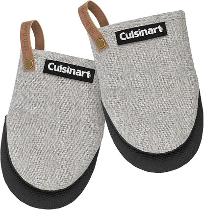 Cuisinart Heritage Mini Oven Mitts – 5.5” x 7” Heat-Resistant Kitchen Mitts
