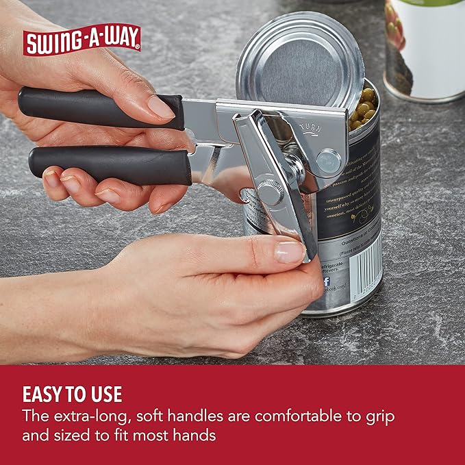 Swing-A-Way Portable Can Opener, Features an Ergonimic Handle