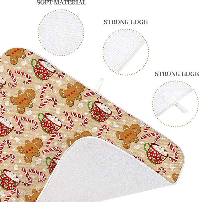 Christmas Drying Mat 18x24 Inches