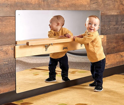 Jonti-Craft 0619JC Infant Coordination Mirror Brown