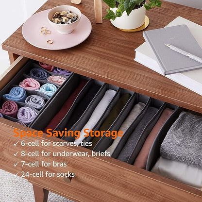 Amazon Basics Dresser Drawer Storage Organizer