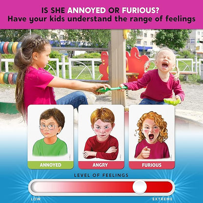 Happy or Not Board Game - Bingo Emotions and Feelings for Social Skills, Emotional Learning Activities, Therapy and Counseling for Kids, Speech Therapy Autism