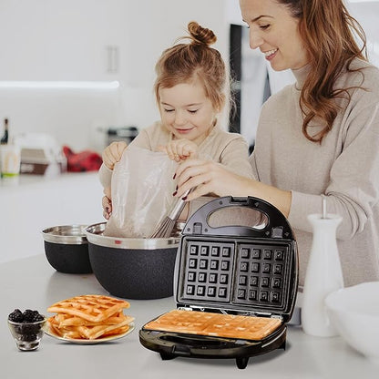 OVENTE Electric Sandwich, Panini and Waffle Maker Set