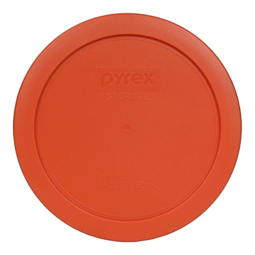 Pyrex 7201-PC 4 Cup Pumpkin Orange Food Storage Replacement Lid