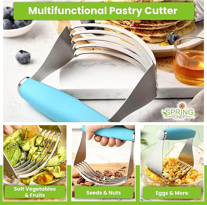 Spring Chef XL Stainless Steel Pastry Cutter Tool
